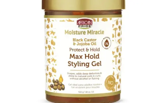 African Pride Moisture Miracle Black Castor and Jojoba Oil Gel 510g